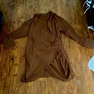Large brown dress